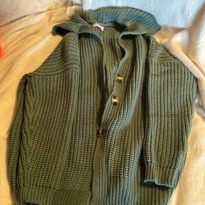 Pink lily cardigan size small